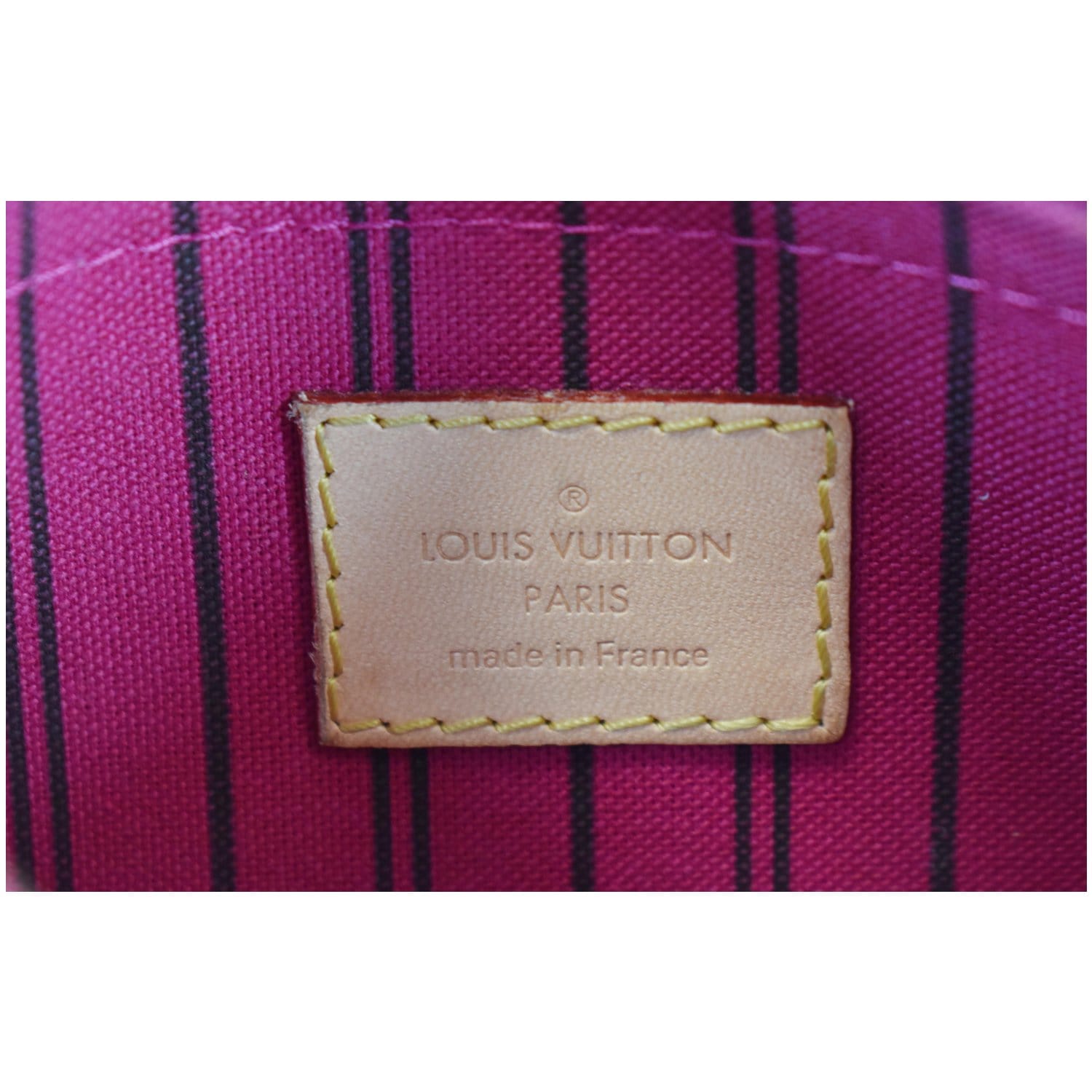 Louis Vuitton Pink Monogram Canvas Neverfull Pouch PM NM
