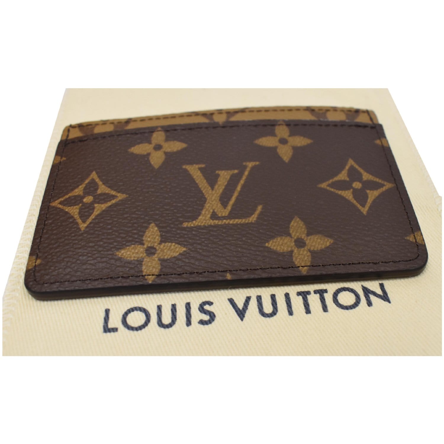 Louis Vuitton Canvas Monogram Reverse Card Holder – LuxuryPromise