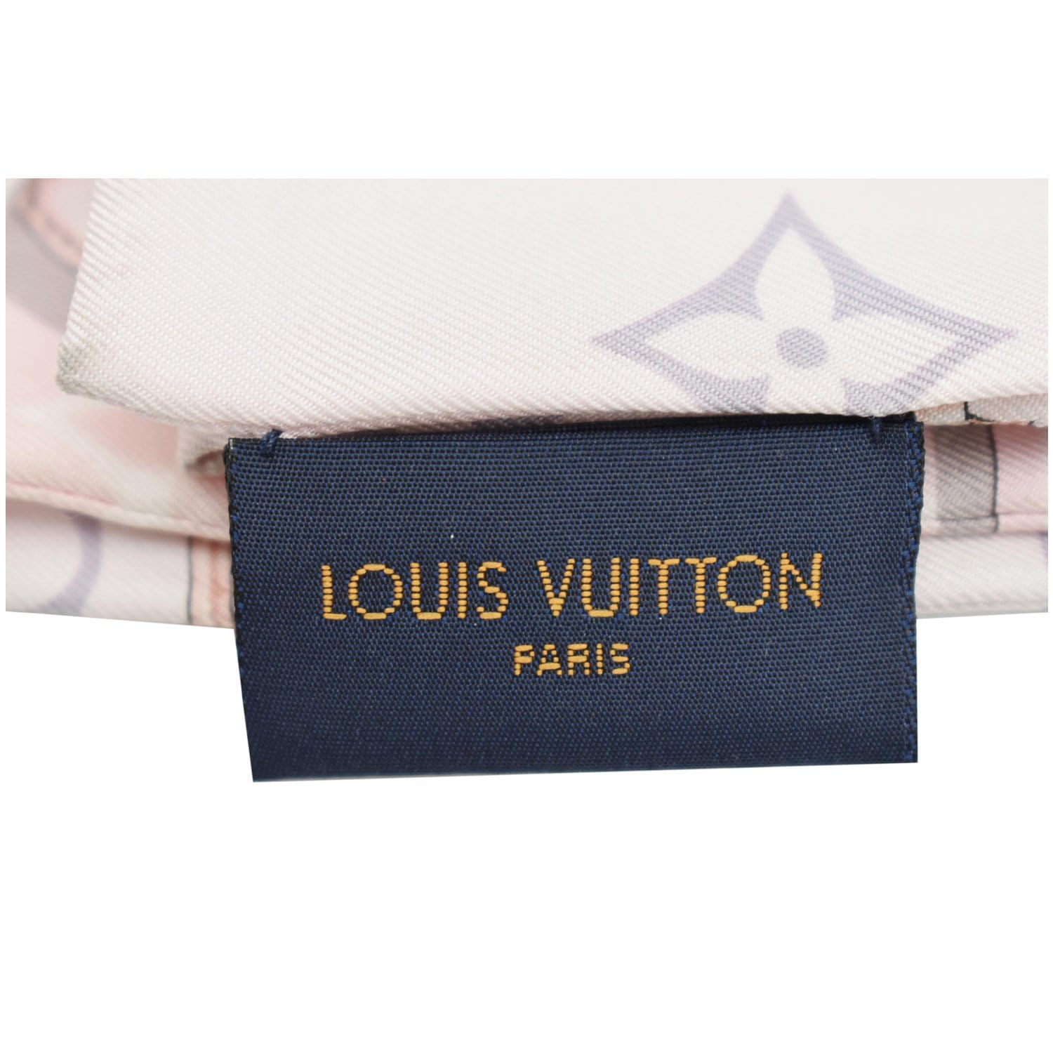 Louis Vuitton Light Pink Monogram Confidential Silk Bandeau Louis