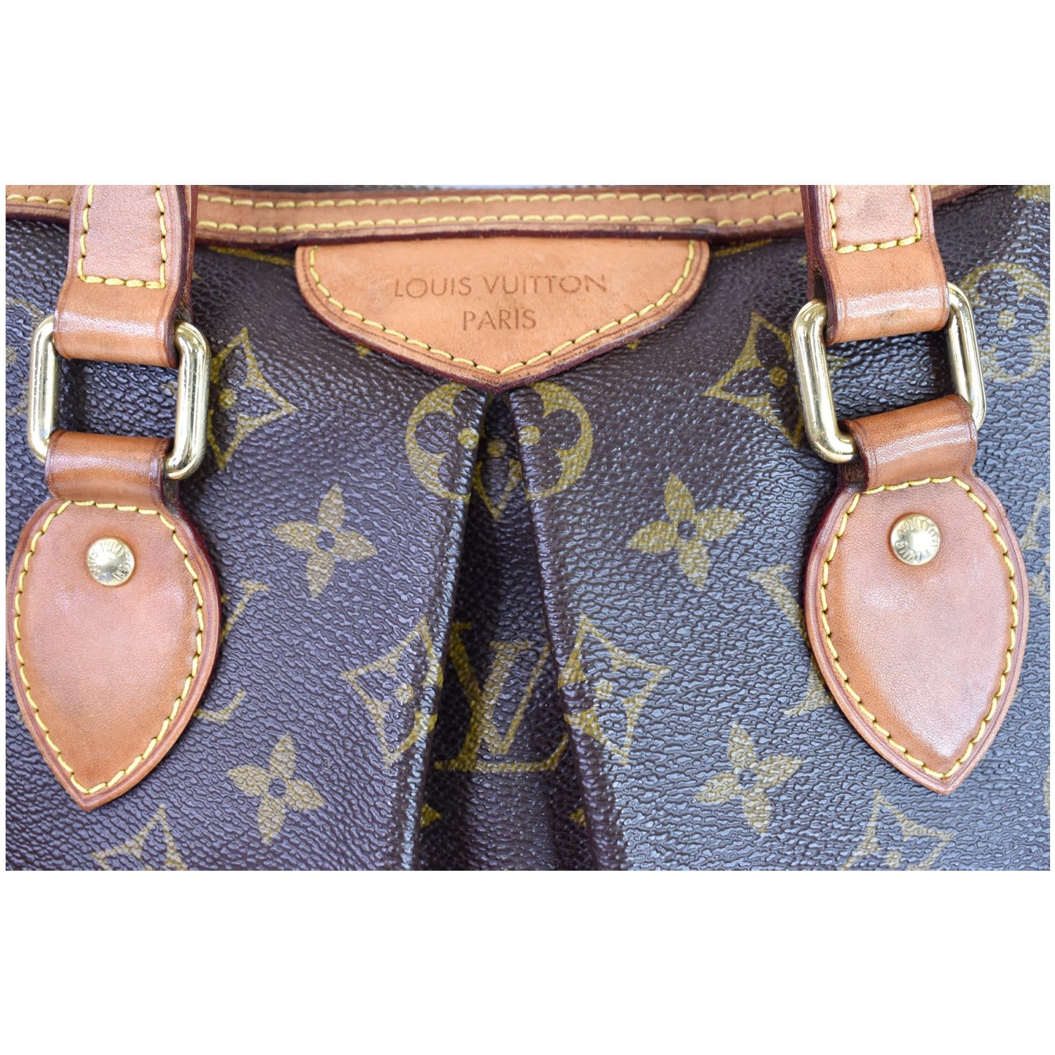Louis Vuitton Palermo Handbag Monogram Canvas PM Brown 22479731