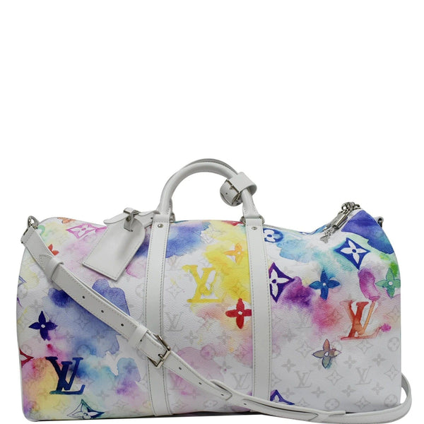 Louis Vuitton Watercolor Keepall 50 Bandouliere Travel Bag