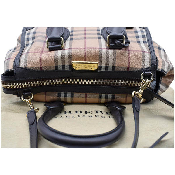 Burberry Gladstone Haymarket Check Leather Tote Bag - DDH