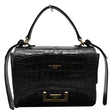 GIVENCHY Mini Eden Crocodile Embossed Leather Top Handle Bag