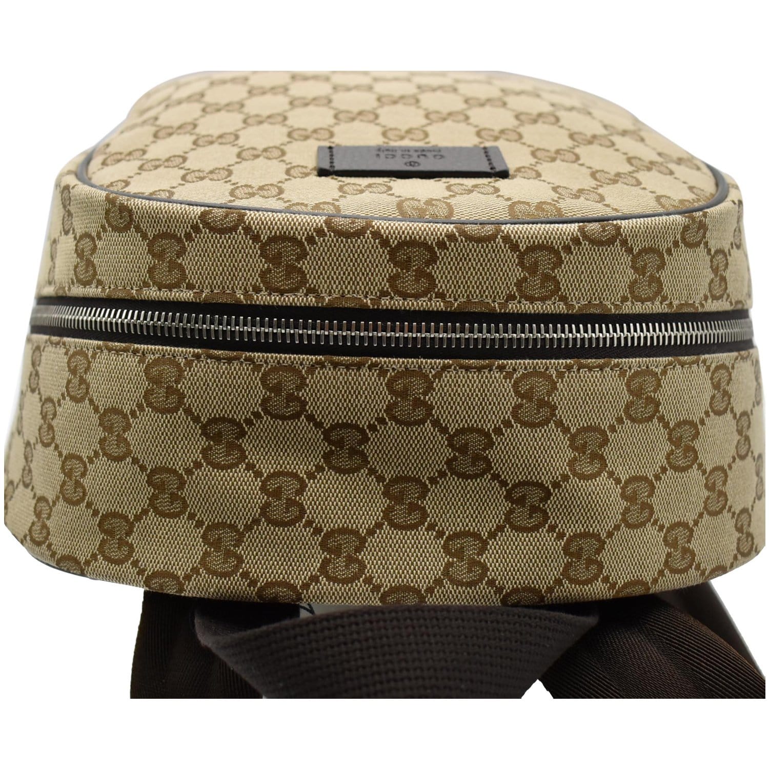 Gucci Brown Monogram Canvas Travel Backpack