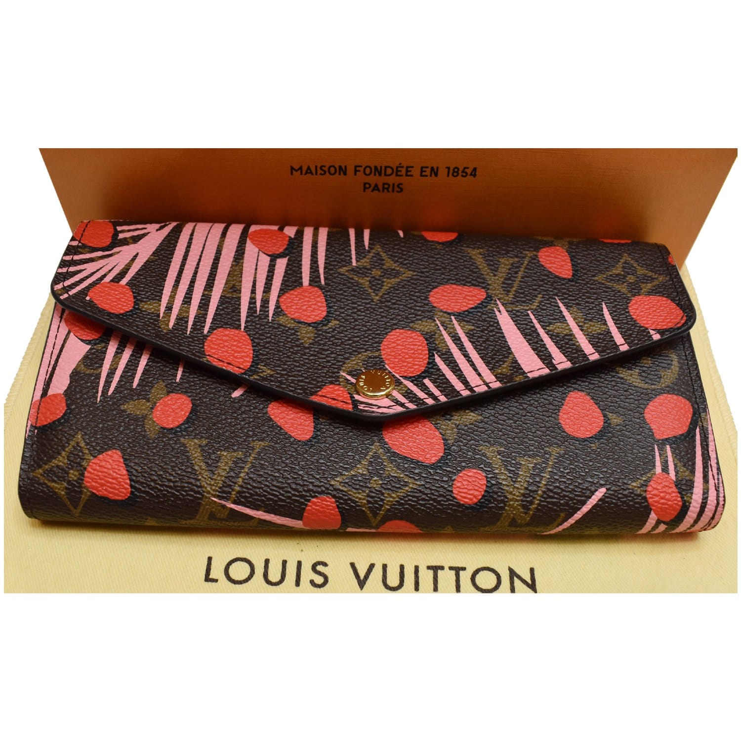 Louis Vuitton NEVERFULL MONOGRAM EXCLUSIVE JUNGLE Pink Leather ref