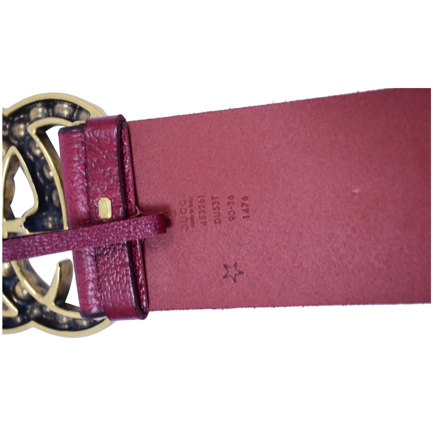 Tom Ford T-Buckle Leather Belt - Pink