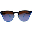 Ray-Ban Metal Sunglasses Violet/Blue Mirrored Lens