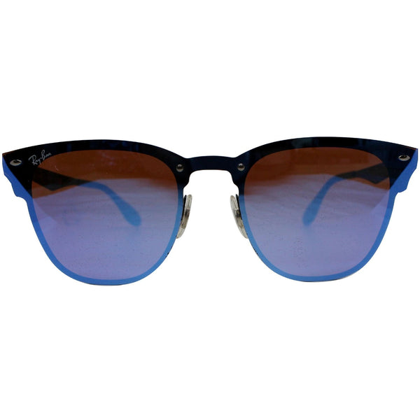 Ray-Ban Metal Sunglasses Violet/Blue Mirrored Lens