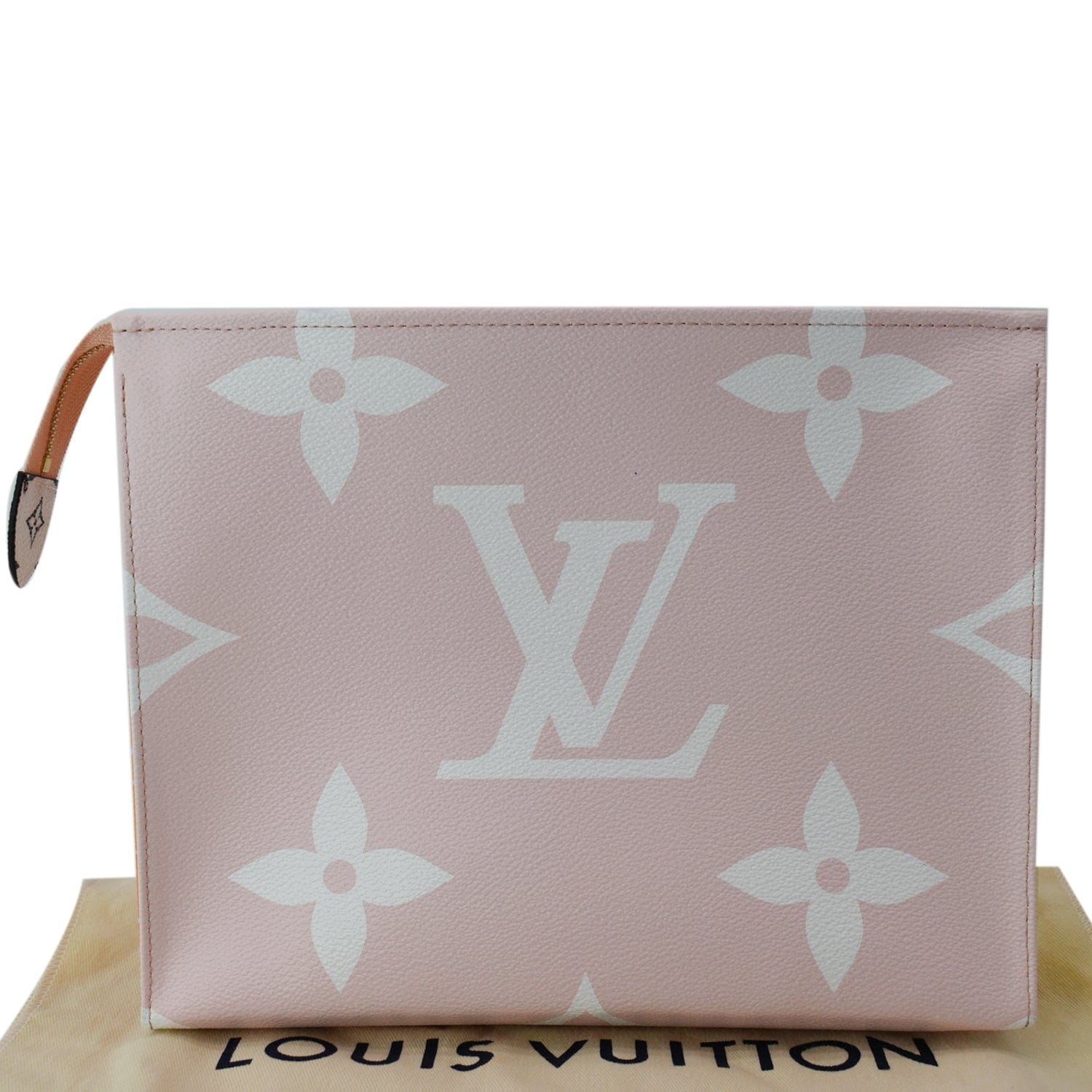 Louis Vuitton Monogram Blush GM Cosmetic Pouch Toiletry Case 2LVJ1026