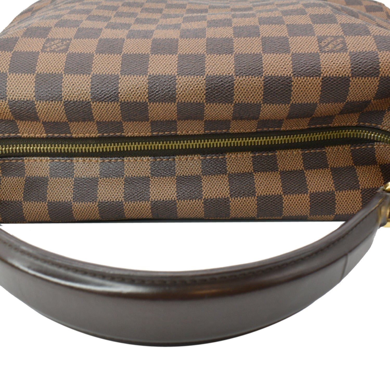 Louis+Vuitton+Portobello+Shoulder+Bag+Brown+Leather for sale online