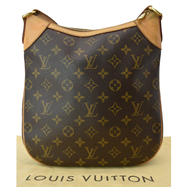 LOUIS VUITTON Odeon PM Monogram Canvas Crossbody Bag Brown