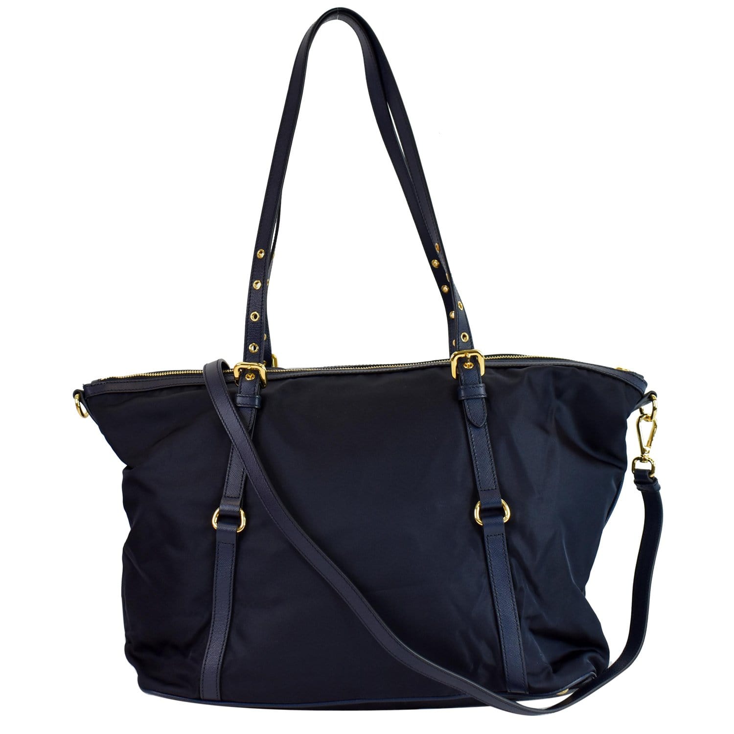 Prada Pochette Shoulder Bag Tessuto Small Blue 2251881