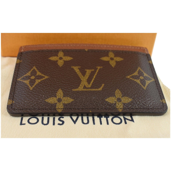 Louis Vuitton Monogram Canvas Card Holder For Women - top front