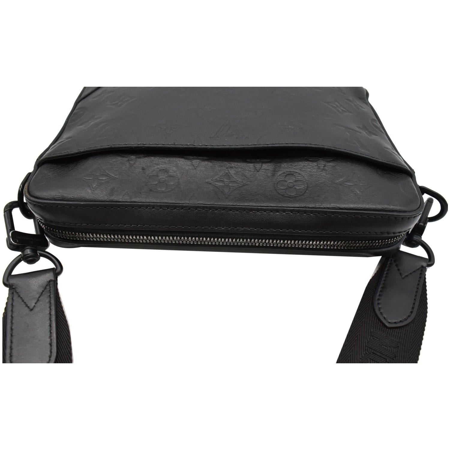 Duo Messenger Monogram Shadow Leather – Keeks Designer Handbags