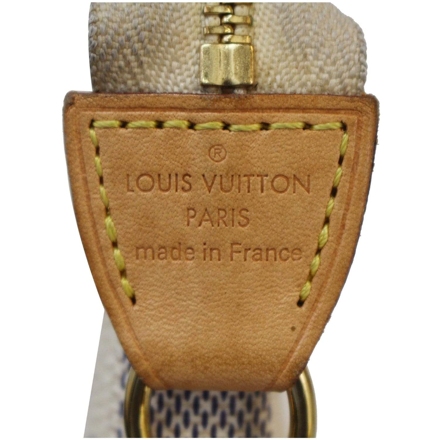 Louis Vuitton Damier Azur Mini Pochette Accessoires Pouch N41463