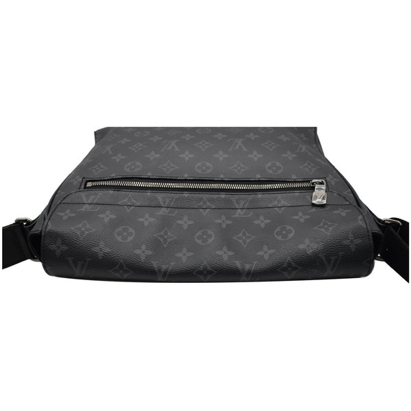 LOUIS VUITTON District MM Monogram Eclipse Messenger Bag Black