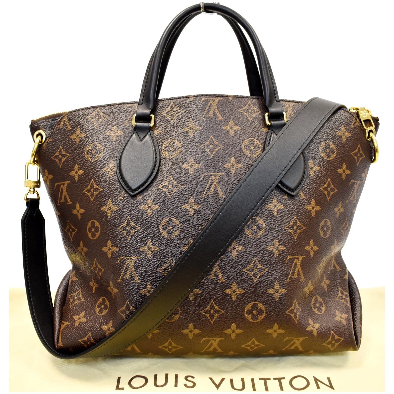 M21569 Louis Vuitton Monogram Flowers On My Side MM Bag