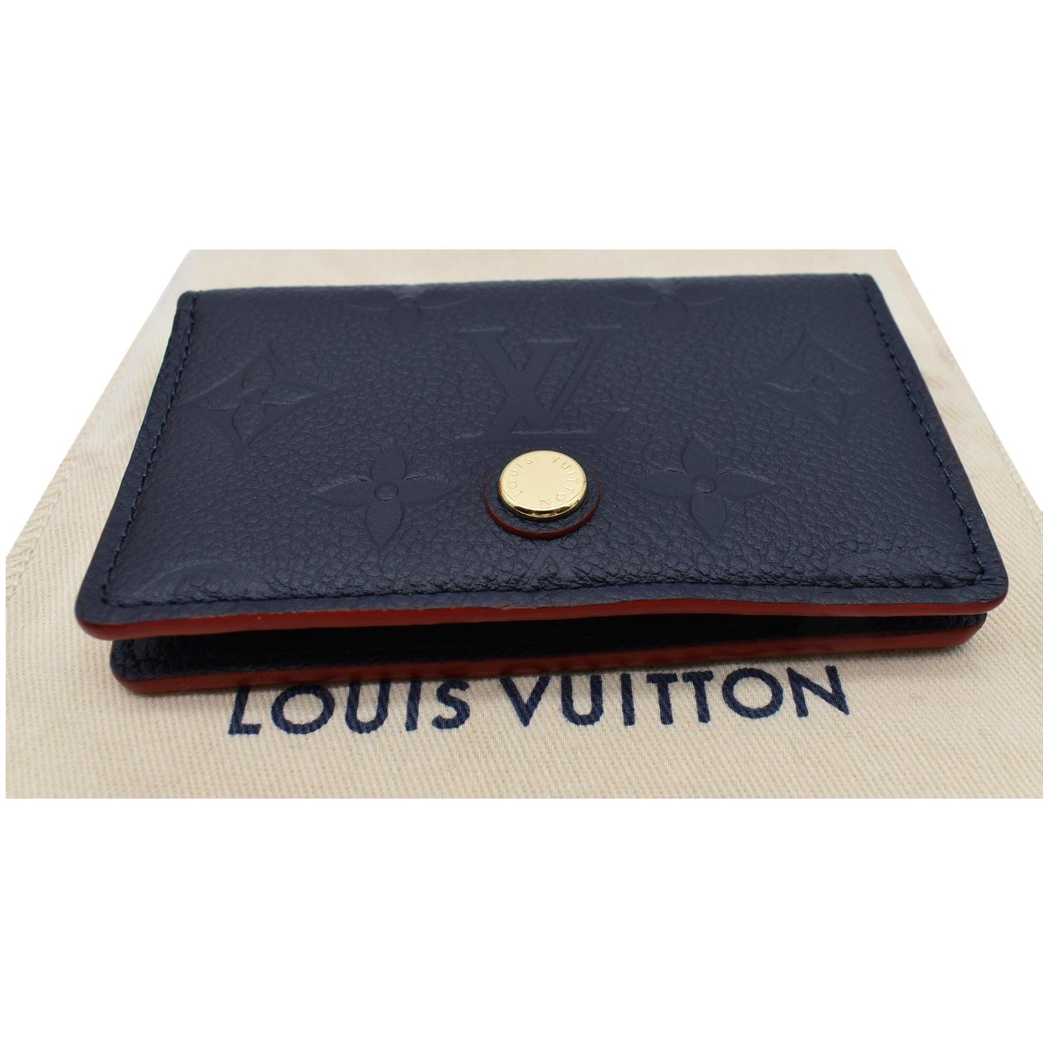 NWT Louis Vuitton CLÉMENCE WALLET MONOGRAM LEATHER Marine Rouge MADE IN  FRANCE