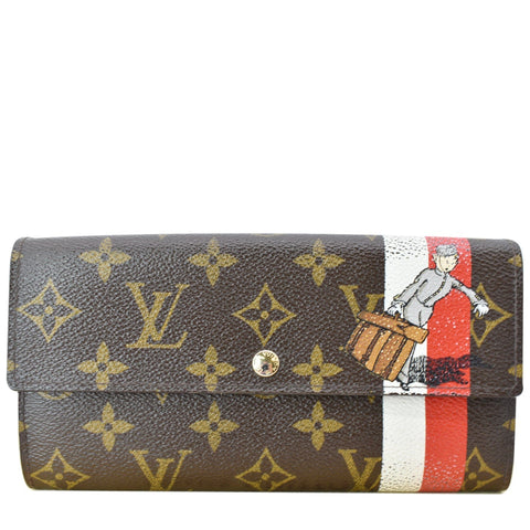 Louis Vuitton Wallet Purse Monogram Brown Woman unisex Authentic Used Y7165