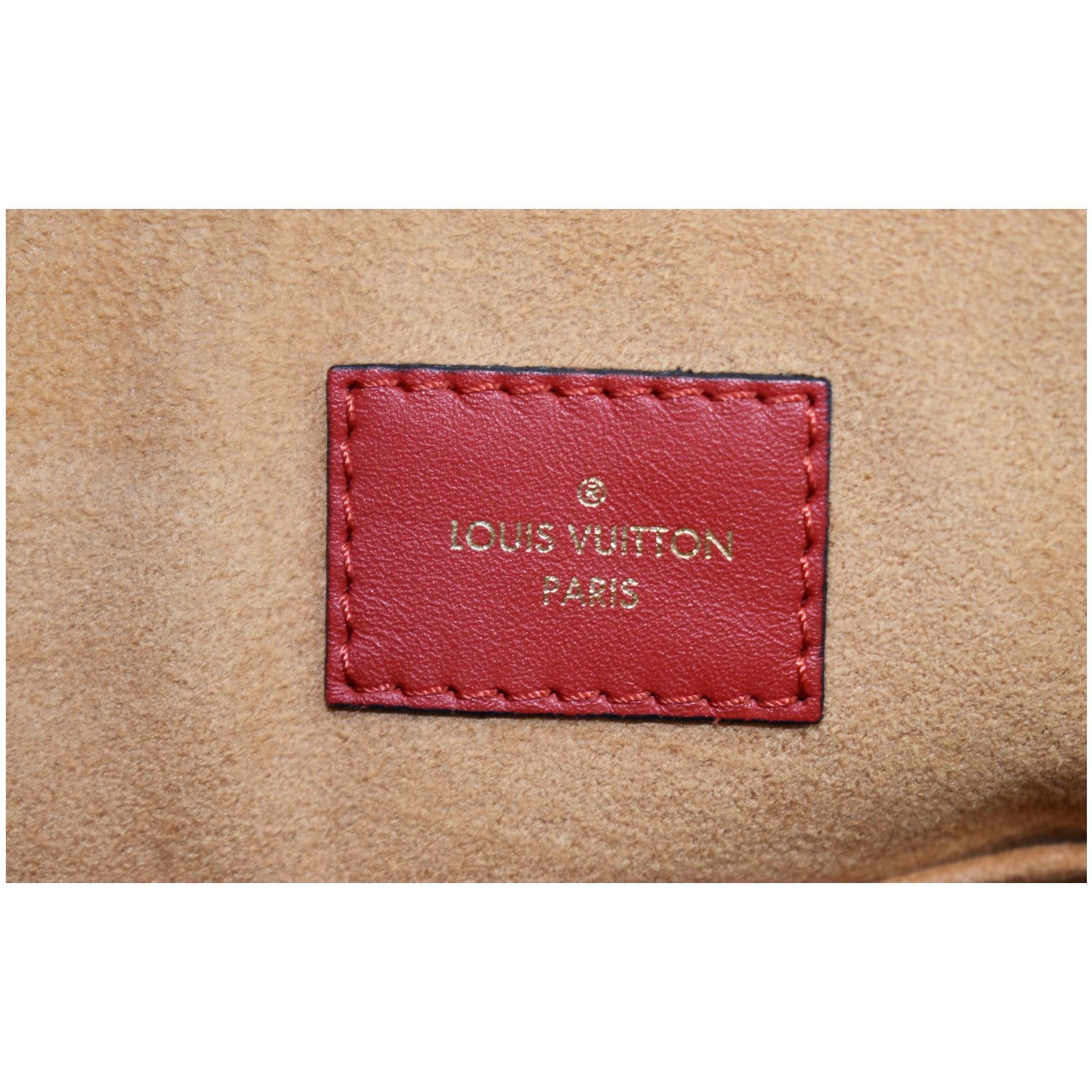 Louis Vuitton Tuileries Handbag Monogram Canvas with Leather Brown 1477351