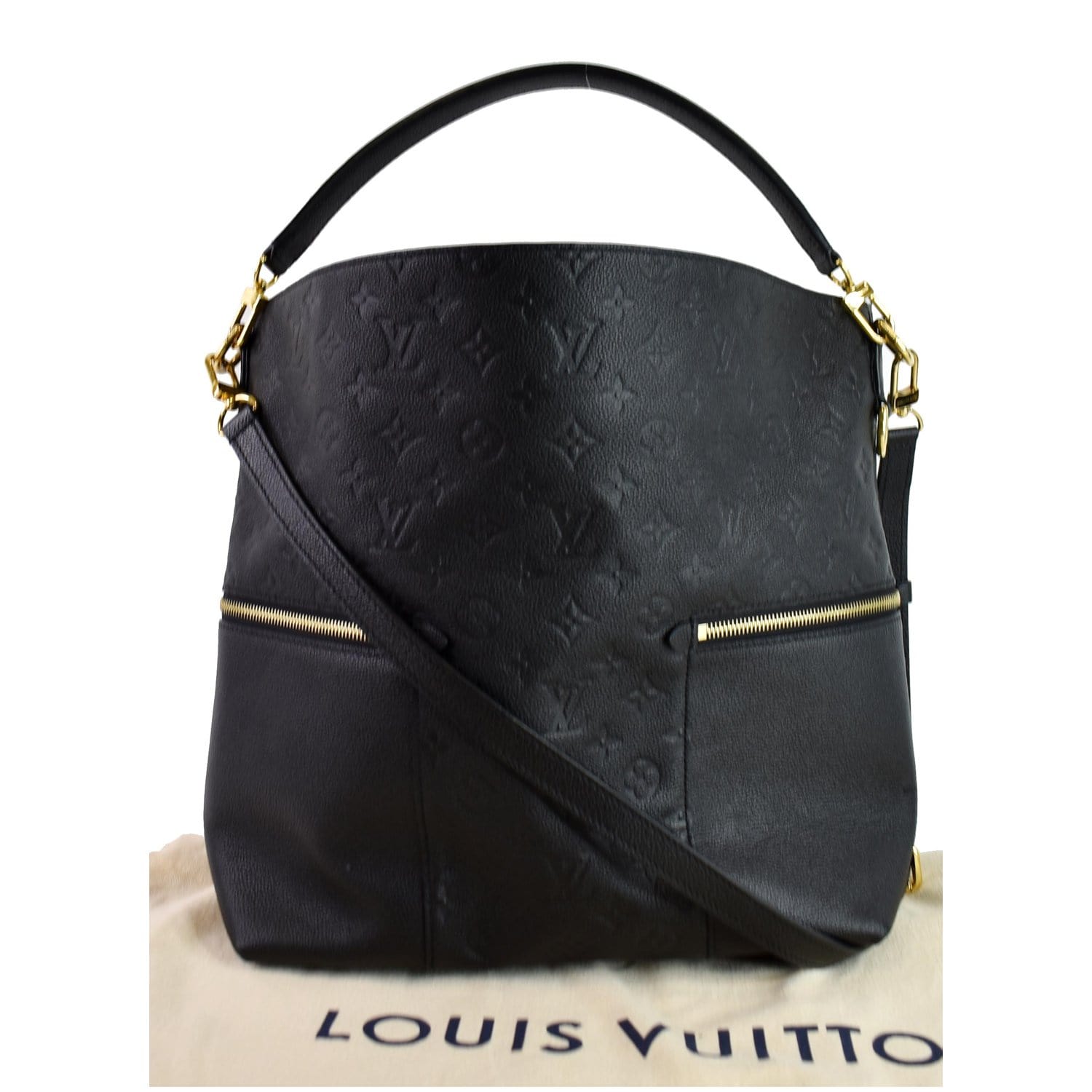 Louis Vuitton Black Empreinte Leather Melie Bag Gold Hardware, 2019  Available For Immediate Sale At Sotheby's