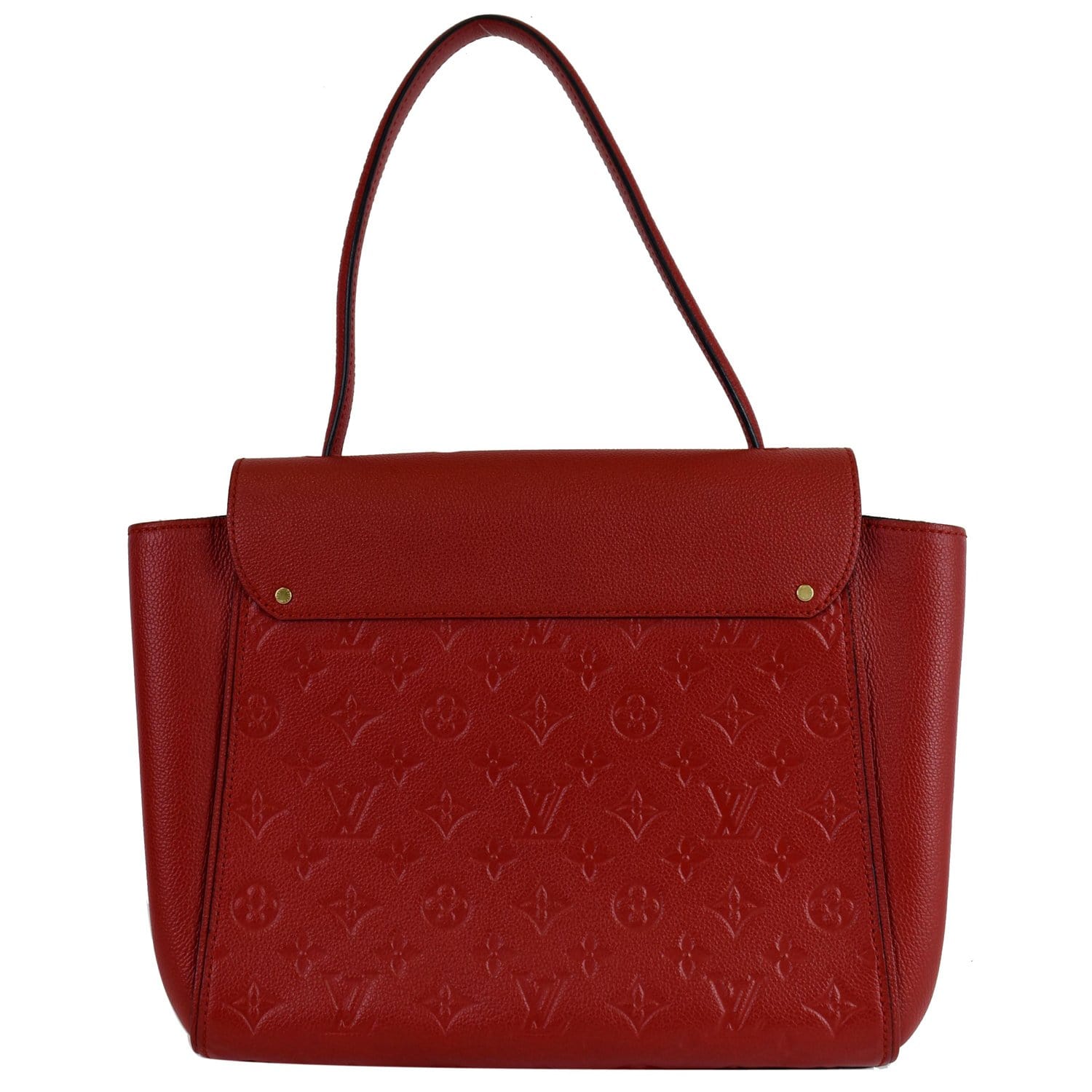 Louis Vuitton Pochette Metis Monogram Empreinte Leather Cerise Bag