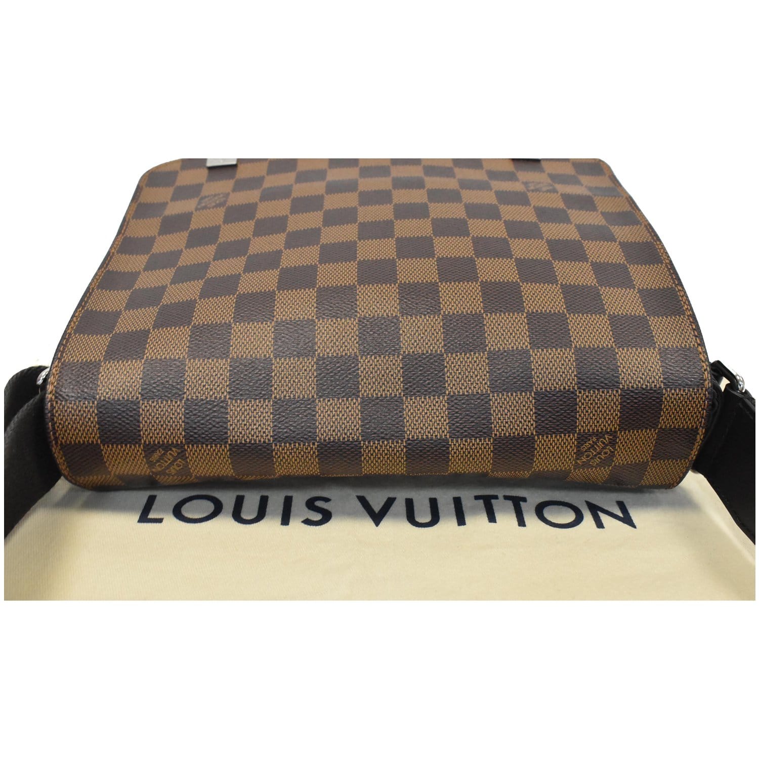 Louis+Vuitton+District+Messenger%C2%A0Bag+PM+Brown+Canvas for sale online
