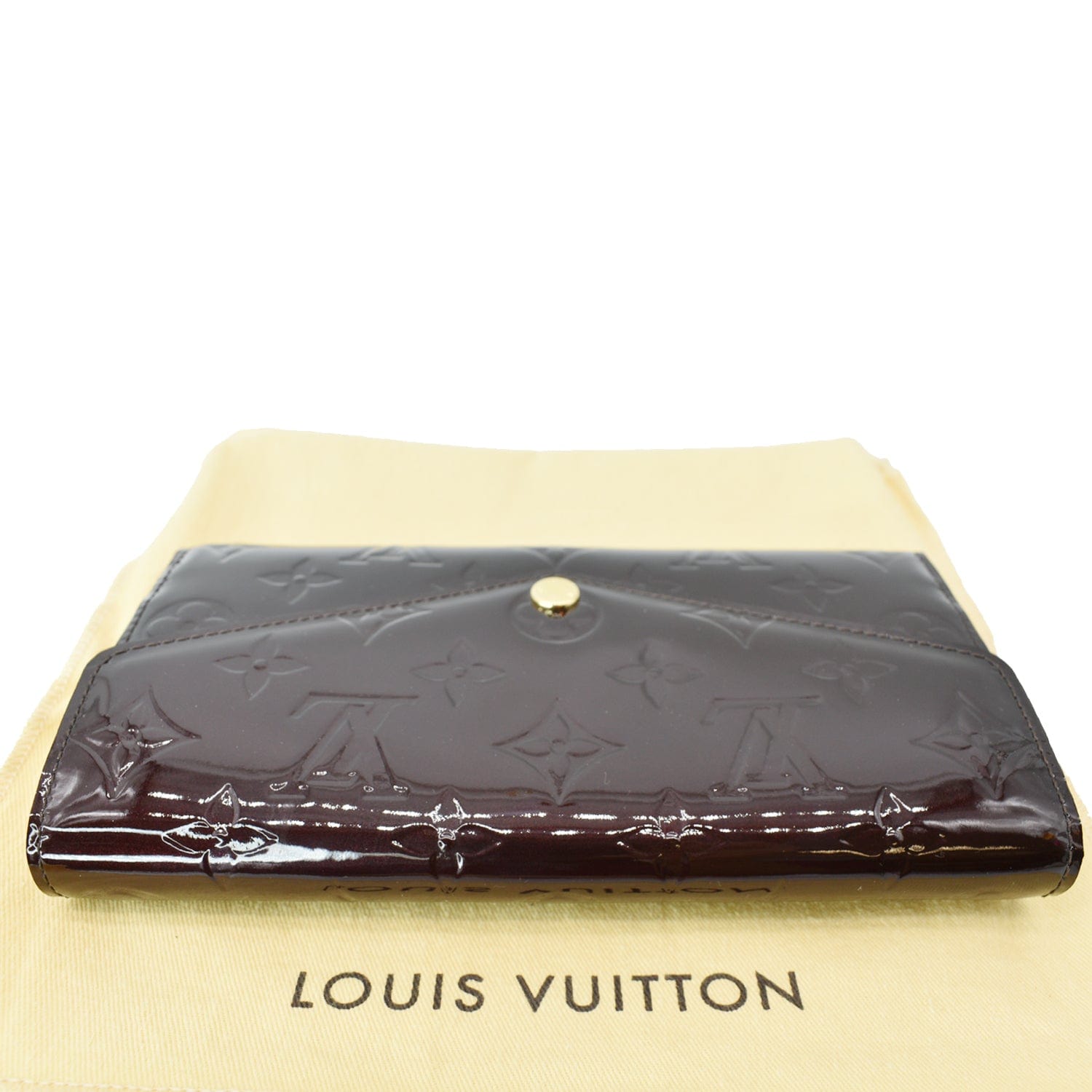 PRELOVED Louis Vuitton Brown Vernis Monogram Sarah Wallet TR5102 03232 –  KimmieBBags LLC