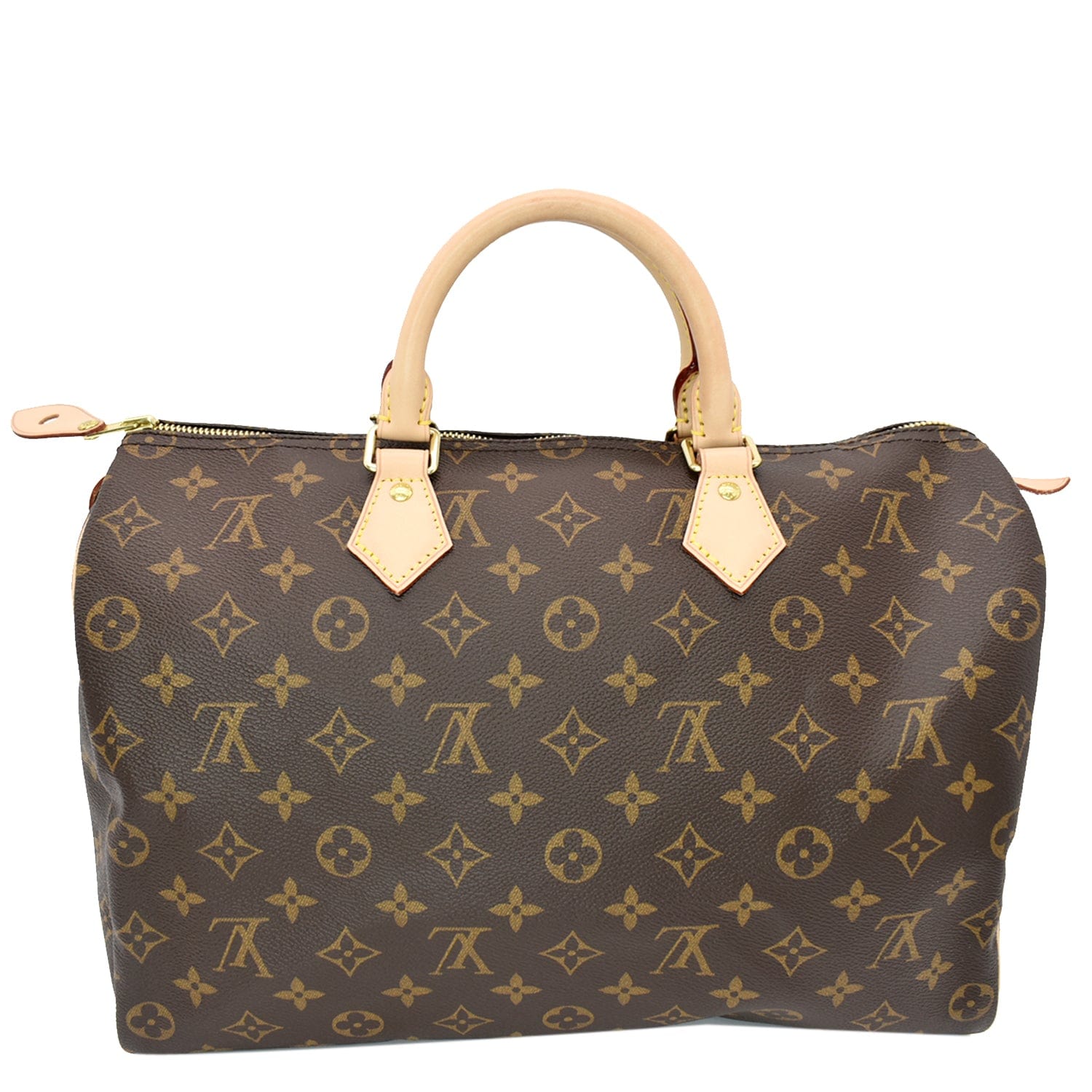Louis Vuitton, Bags, Vintage Louis Vuitton Speedy 3 Monogram Logo Satchel  Bag Wfree Liner Brown Tan