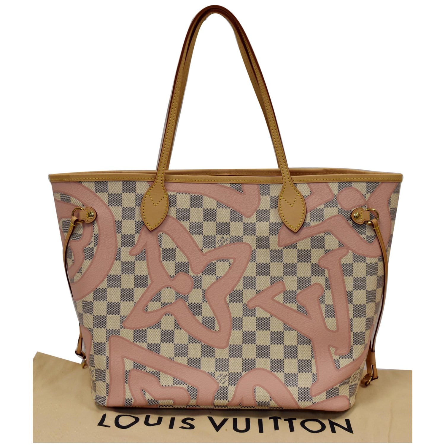Louis Vuitton Limited Edition Damier Azur Tahitienne Neverfull MM Shoulder  bag with pouch - ShopperBoard