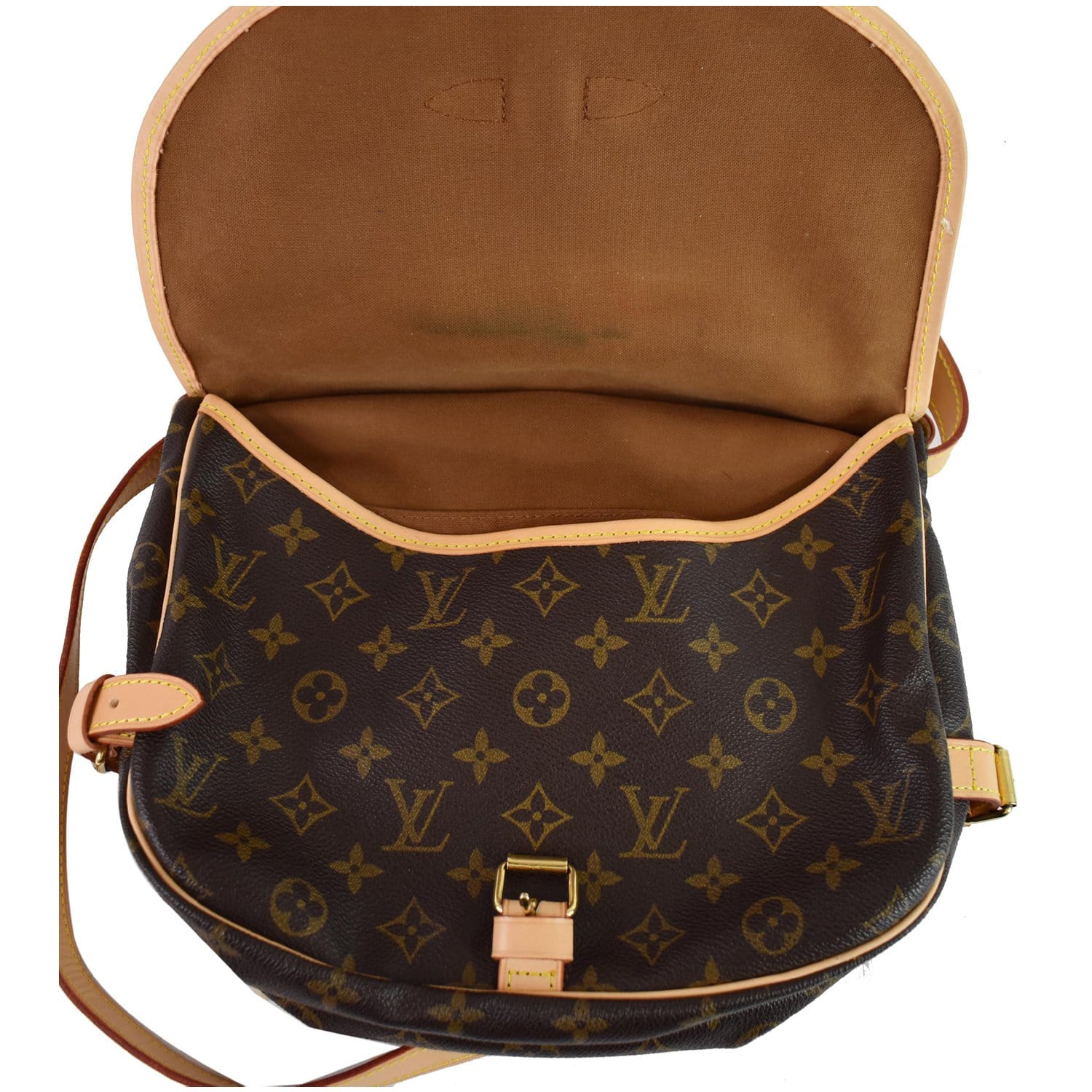 Louis Vuitton, Bags, Authentic Louis Vuitton Saumur 3 Shoulder Crossbody  Bag Monogram Brown