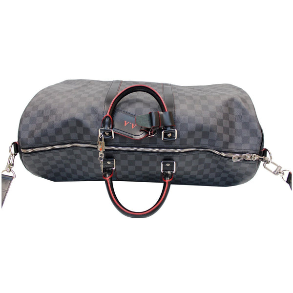 Louis Vuitton Keepall 55 Damier Graphite Travel Bag full view