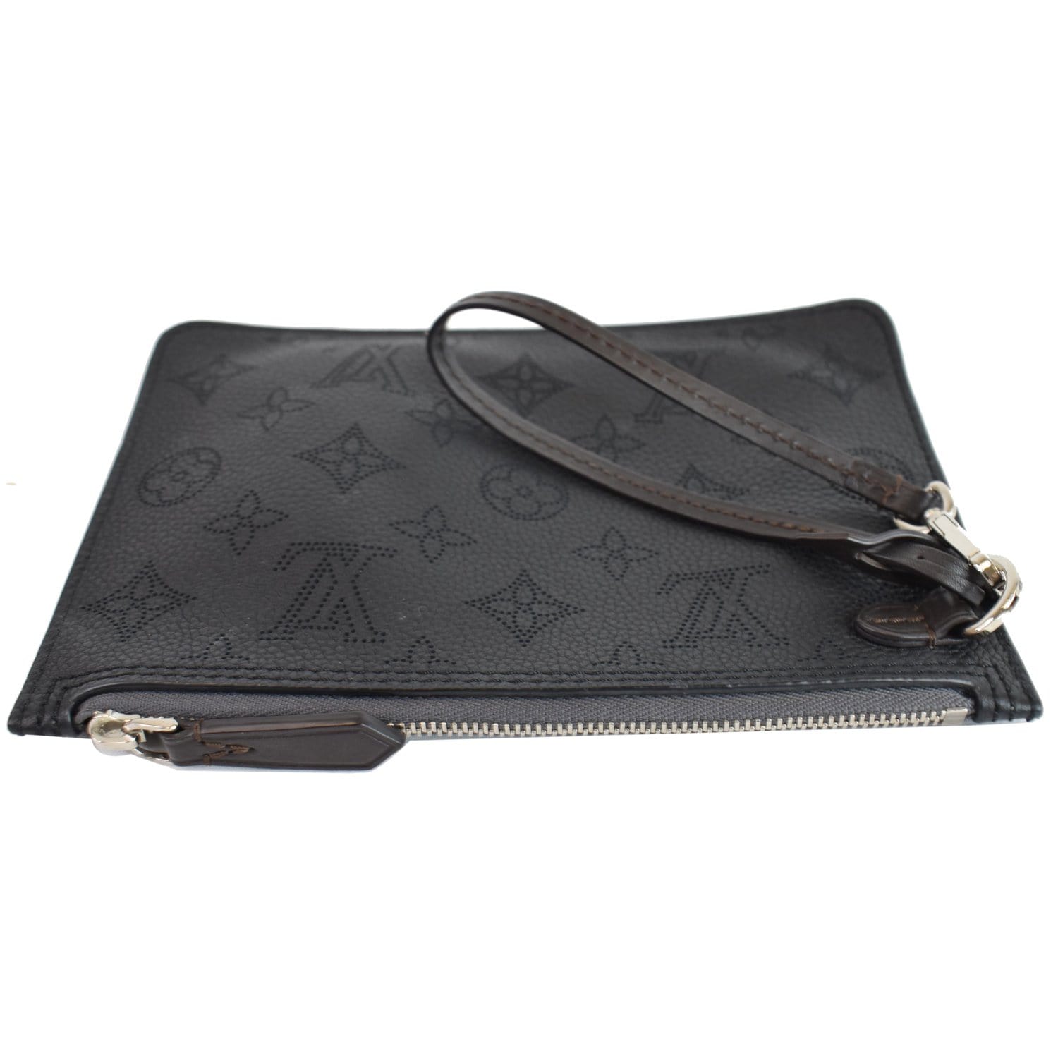 Louis Vuitton Key Pouch Mahina Leather Black 1080751