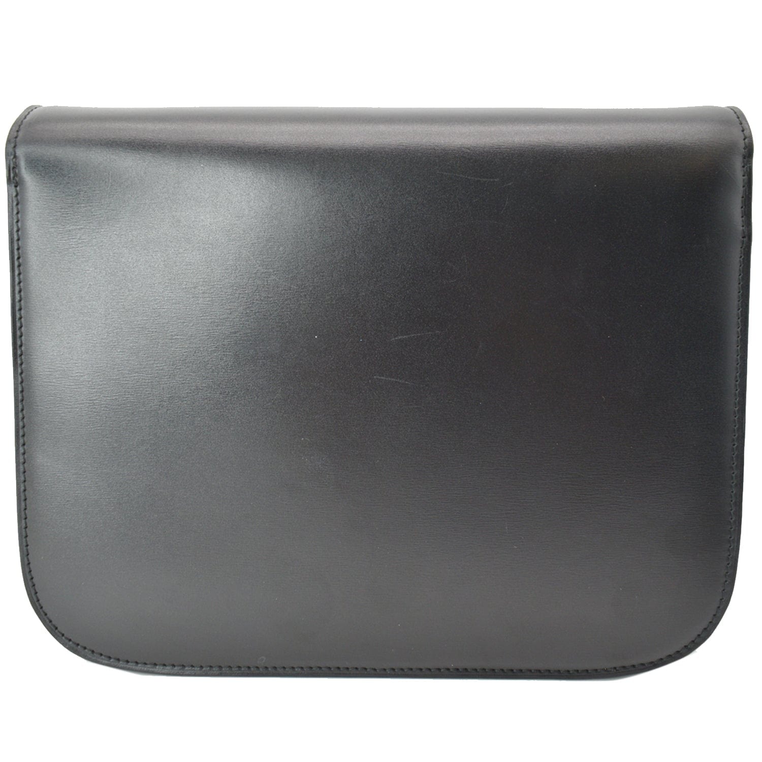 Celine Classic Box Calfskin Leather Crossbody Bag Black