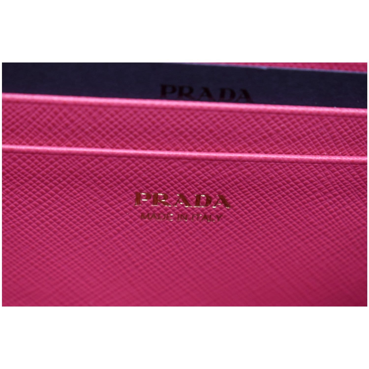 Prada Pattina Saffiano Leather Mini Bag Pink