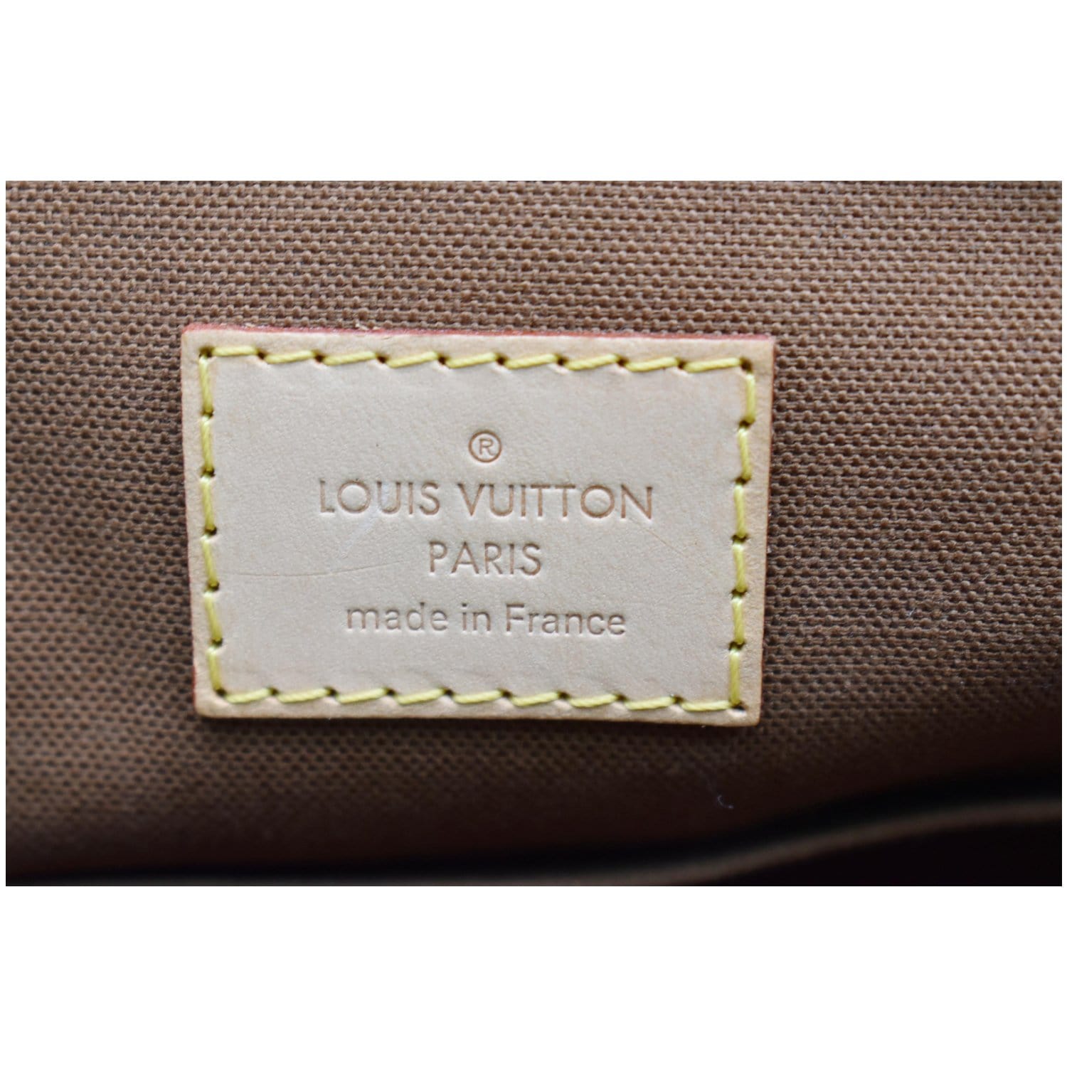 Tivoli leather handbag Louis Vuitton Brown in Leather - 35132410