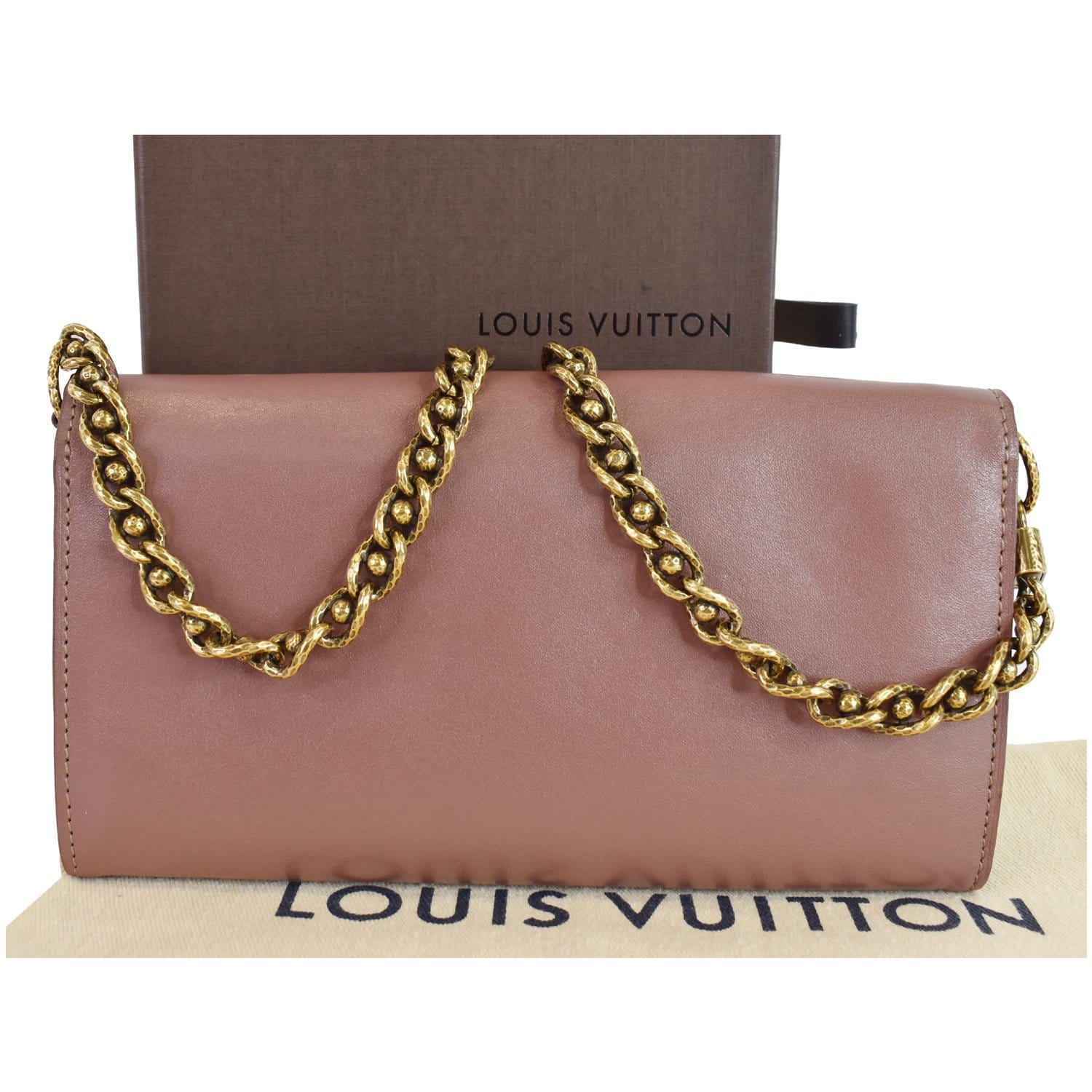 Louis Vuitton - Chain Louise GM Nude Bag