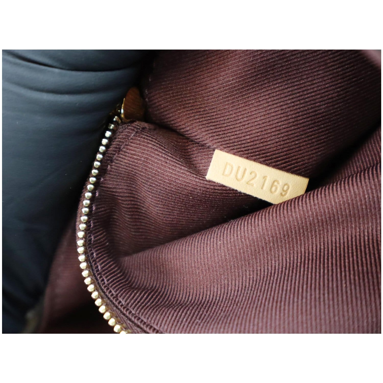 Cluny Louis Vuitton Handbags Brown Blue Dark red Leather ref
