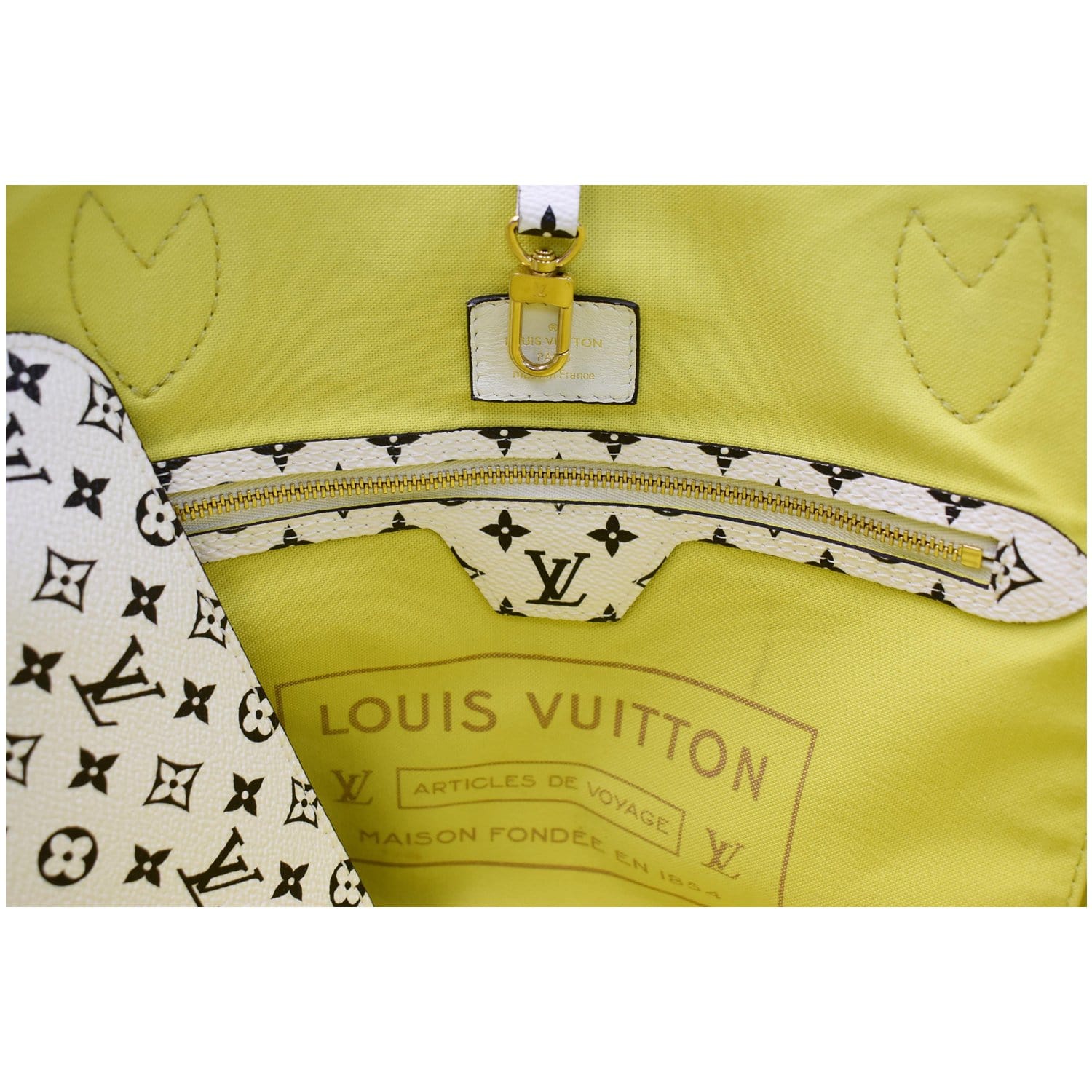 Louis Vuitton Crafty Neverfull MM Giant Monogram Caramel Black Bag ×No  Pouch×