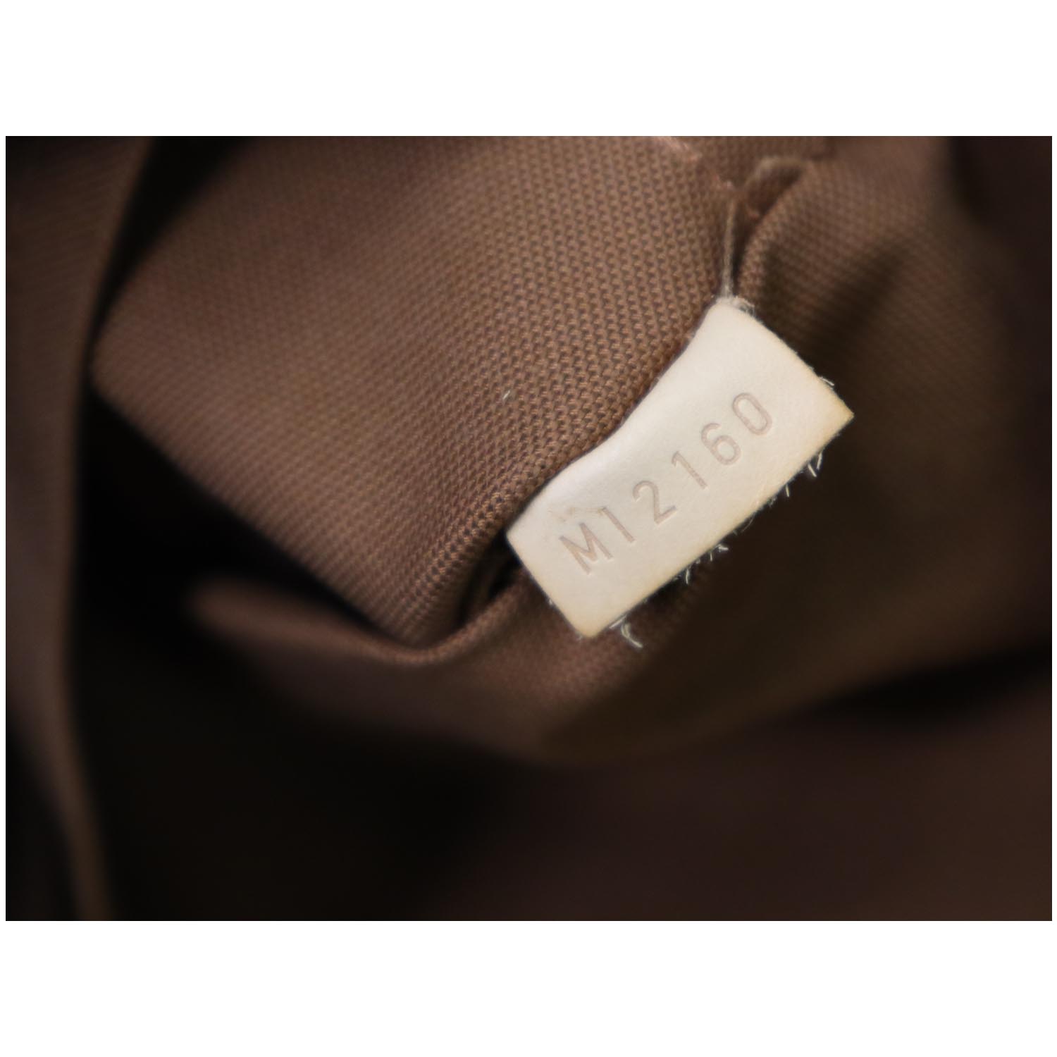 Louis Vuitton Monogram Palermo GM M40146 Brown Cloth ref.1006780