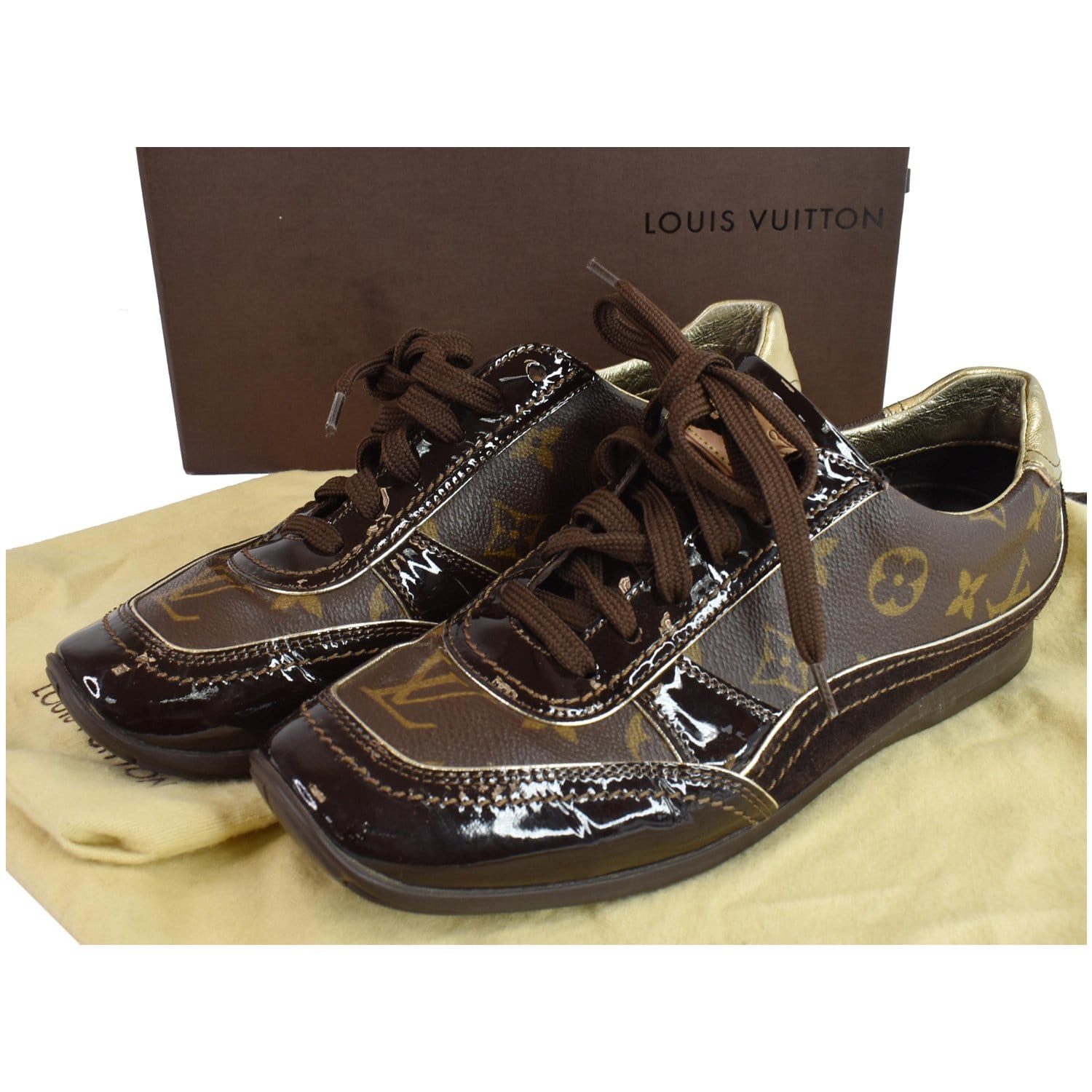 Louis Vuitton Rare Mens LV 7 US 8 Monogram Globe Trotter Sneaker 2LV628