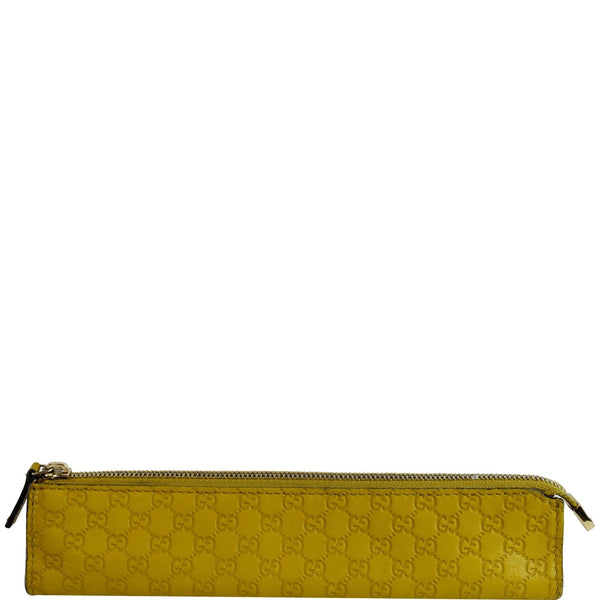 Gucci Microguccissima Pencil Pouch Yellow Code 256579