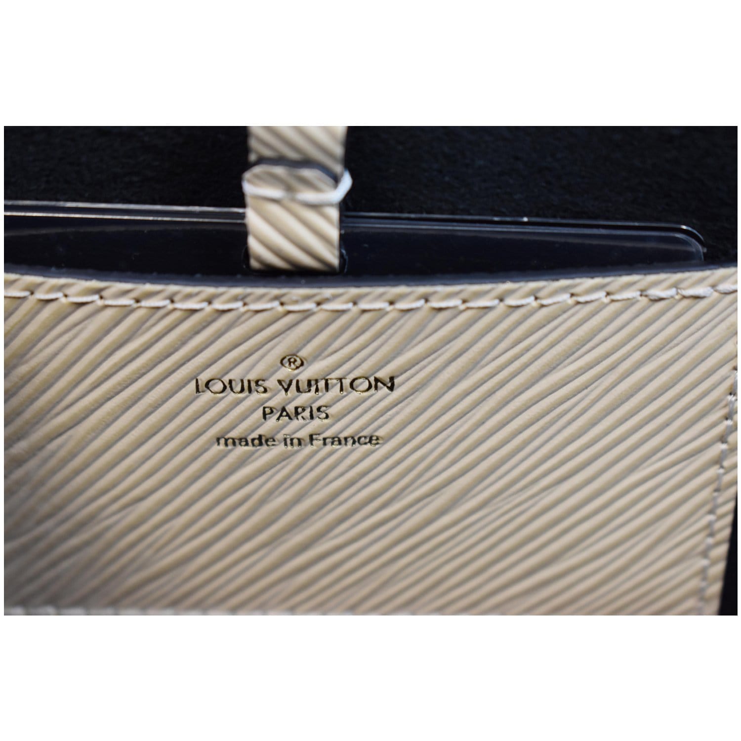 Louis Vuitton Black Epi Monogram Twist MM Brown Leather Cloth ref
