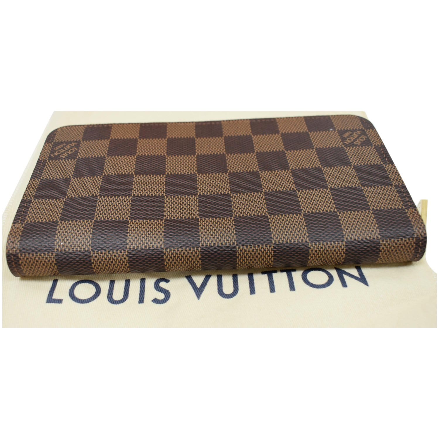 Louis Vuitton Damier Ebene Pattern Coated Canvas Zippy Wallet - Brown  Wallets, Accessories - LOU459807