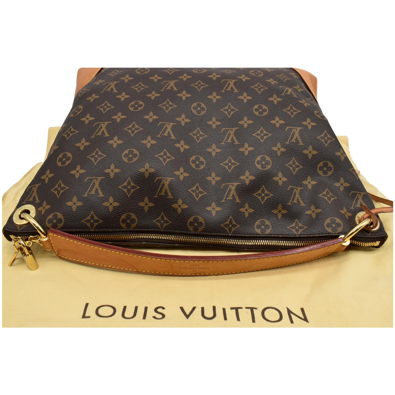 Louis Vuitton Monogram Berri PM M41623 Brown Cloth ref.869867