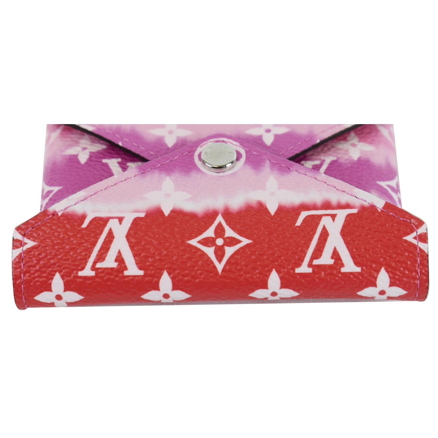 LOUIS VUITTON SMALL ESCALE POCHETTE KIRIGAMI RED/PINK POUCH ROUGE MONOGRAM