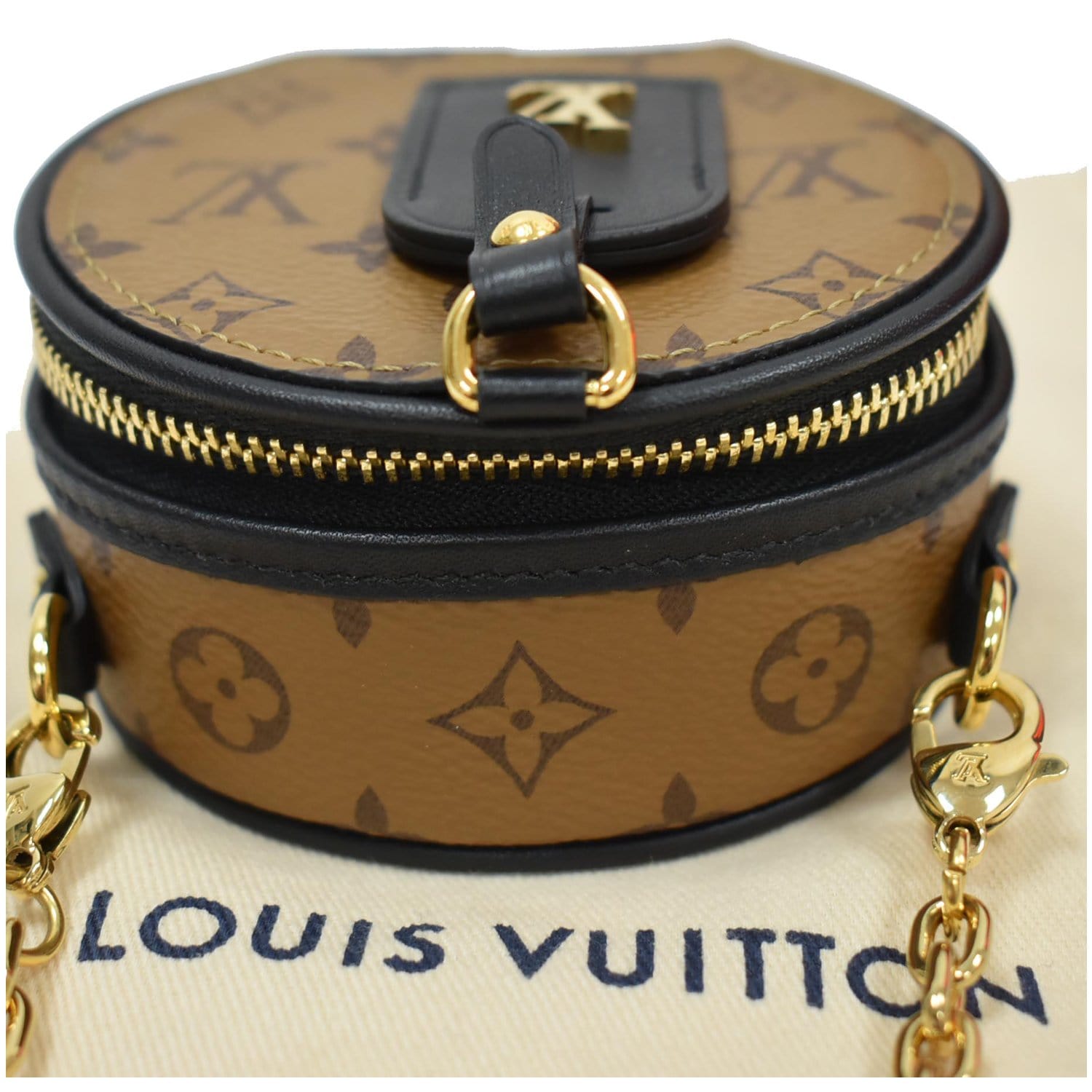 Monogram necklace Louis Vuitton Brown in Metal - 29623915
