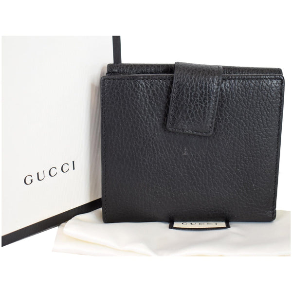 Gucci French Flap Leather Wallet Code 456122
