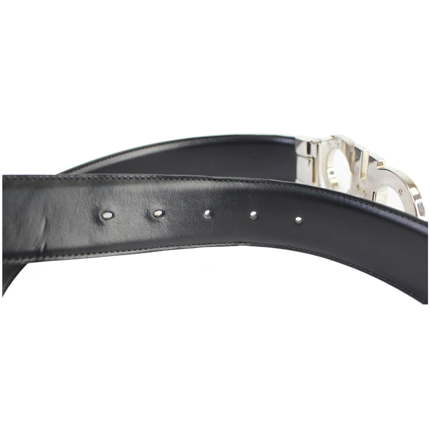 Men's Reversible Leather Gancini-Buckle Belt