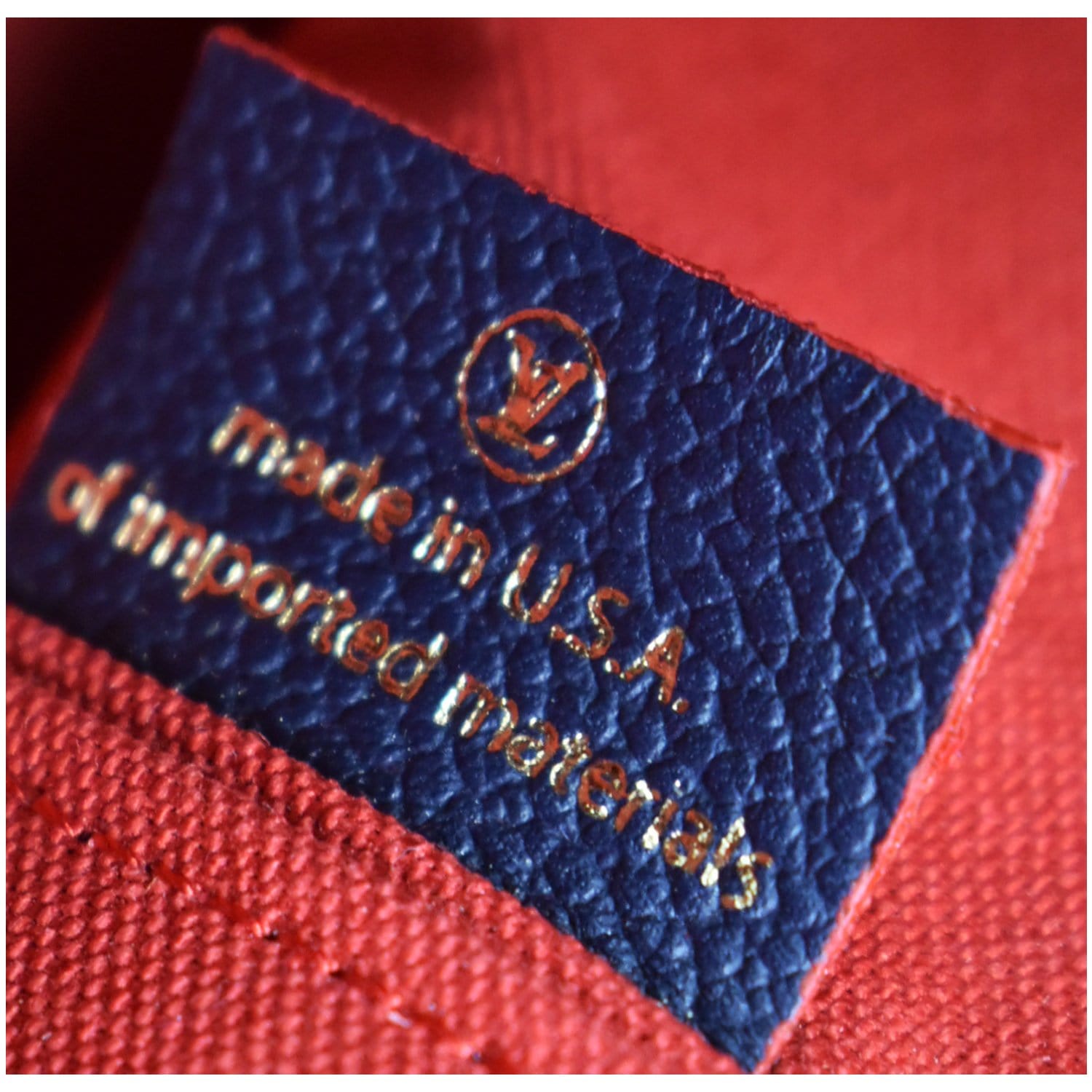 Louis Vuitton Felicie Pochette Monogram Empreinte Leather Blue 2228278